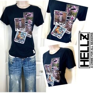 Hellz J’adore La Hellz ❤️ Black Tee